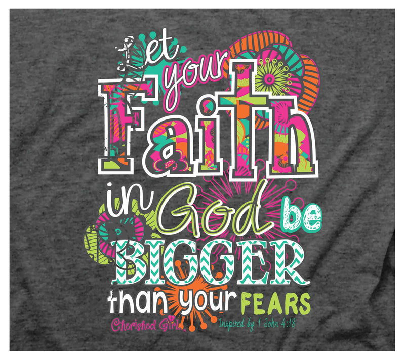 Cherished Girl Adult T - Big Faith — View 3