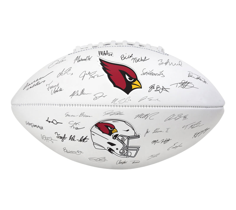 NFL 2024 Team Roster Signature Football w/ Stand & Pump — View 2