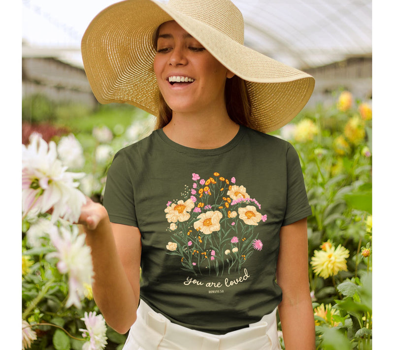 Kerusso Adult T - You Are Loved Bouquet — View 4
