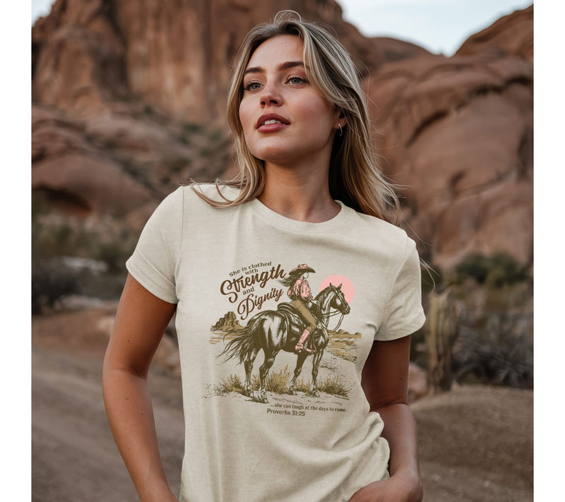 grace & truth Women's T - Cowgirl Strength — View 3