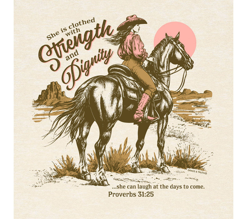 grace & truth Women's T - Cowgirl Strength — View 2