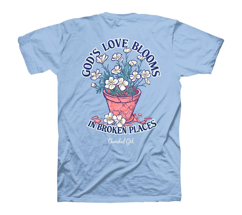 Cherished Girl Adult T - Blooms — View 2