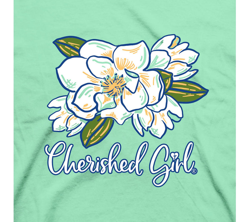Cherished Girl Adult T - Amazing Grace Magnolia — View 3