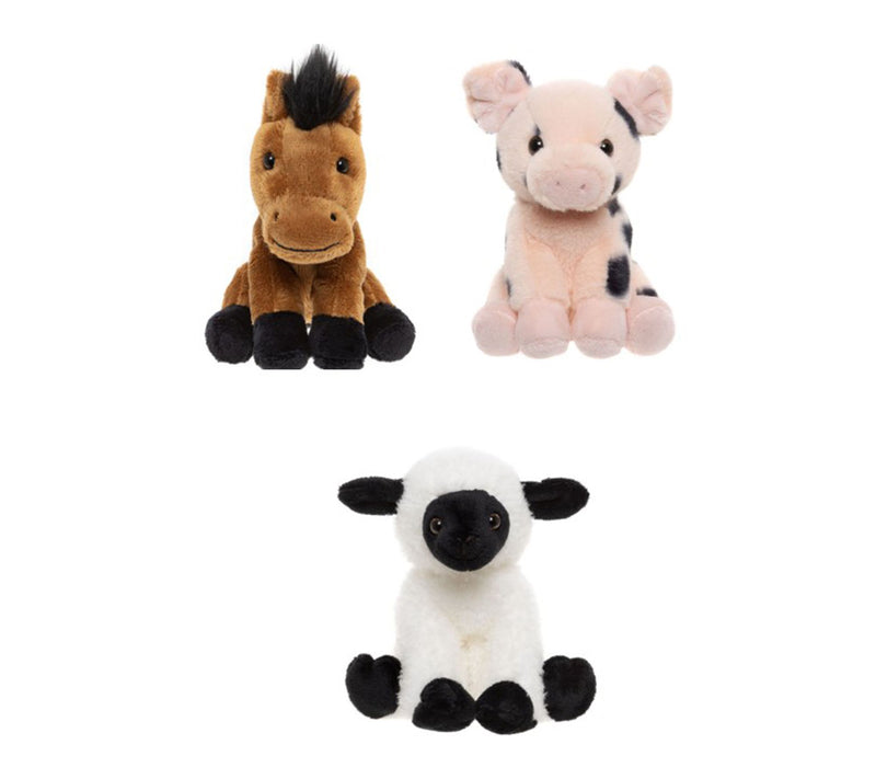 Charlie Bears Cuddle Cub Farm Friends Horse Lamb & Pig Bundle — Main view