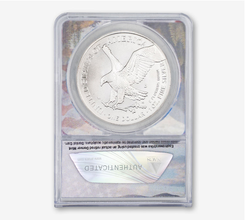 2026 Denver Daniel Carr Dual Date OverstrikeFlag ANACS 70 — View 3
