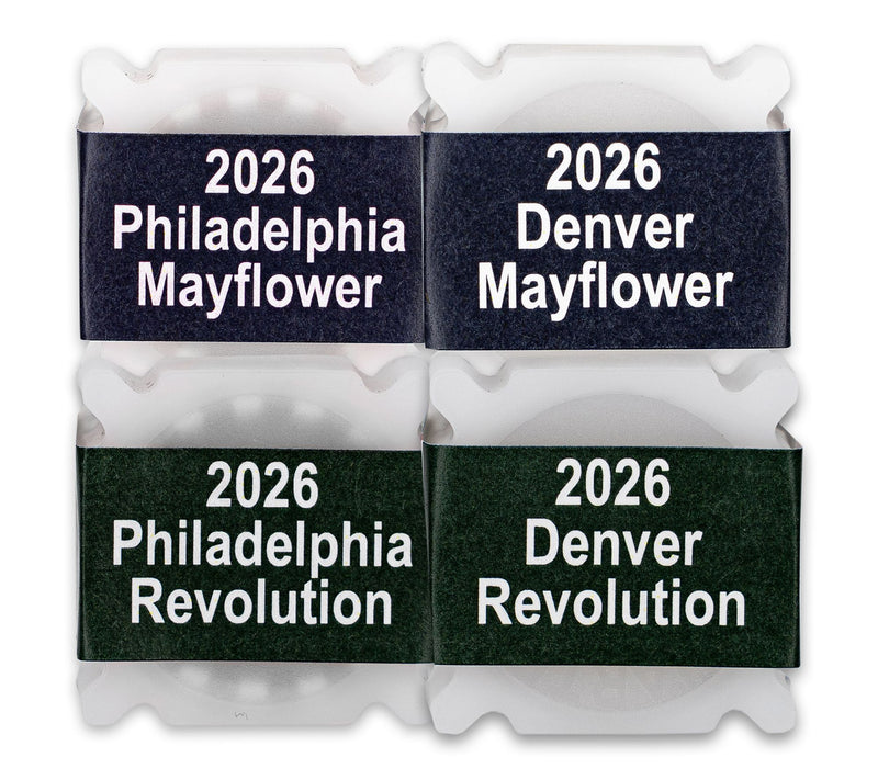 2026 Mayflower & Revolutionary War Quarters P& D Rolls Uncirculated — View 2