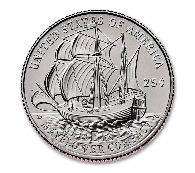 2026 Mayflower & Revolutionary War Quarters P& D Rolls Uncirculated — View 5