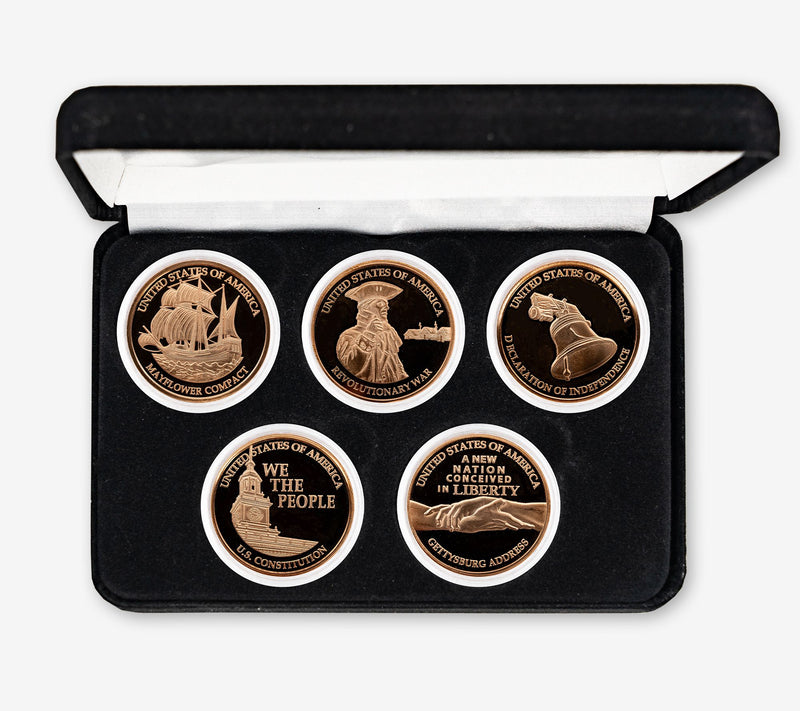 1776-2026 America's Semiquincentenn ial 1oz Copper 5pc Set — View 2