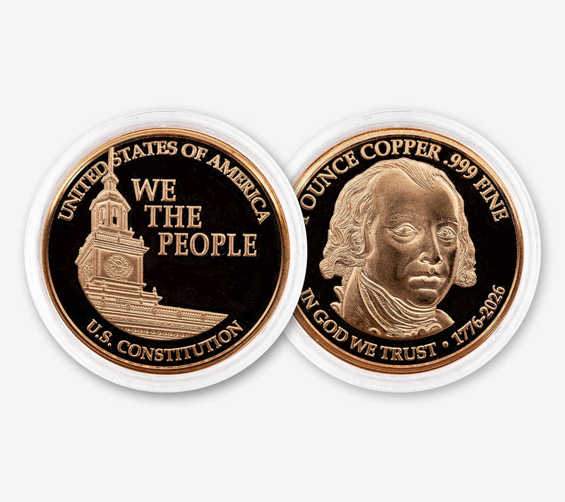 1776-2026 America's Semiquincentenn ial 1oz Copper 5pc Set — View 7
