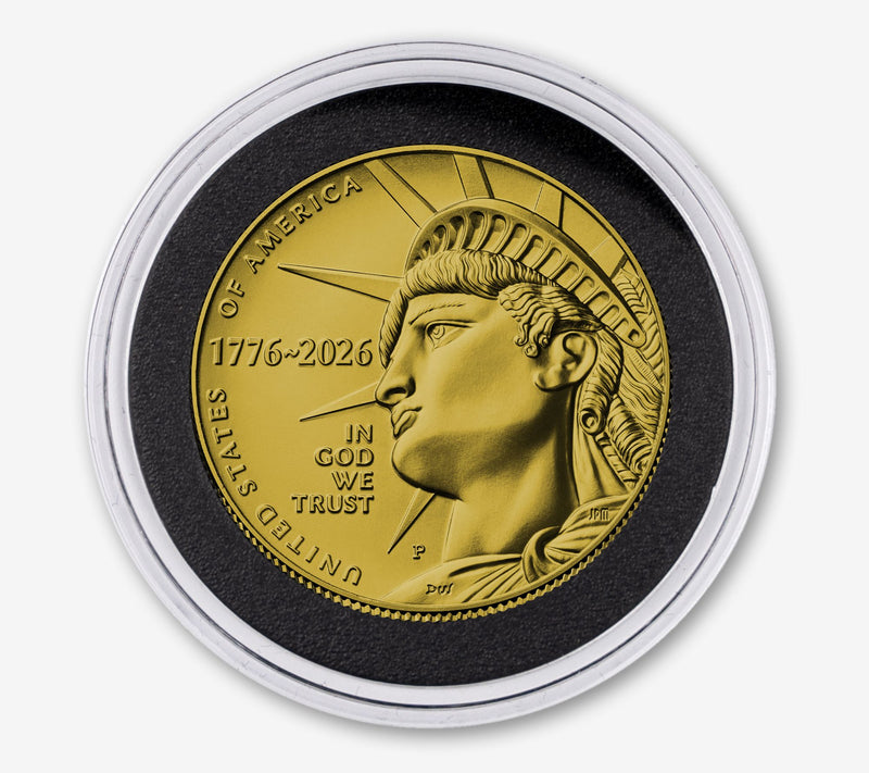 2026 Faces of Liberty 4 Coin Set Gold Layered — View 3