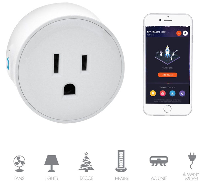 Digital Gadgets 4-Pack Alexa-Enabled Mini Smart Sockets — View 5