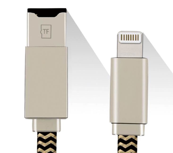 DataLogixx Apple Charge Cable w/ Sync & Memory Back-Up 64GB — View 4