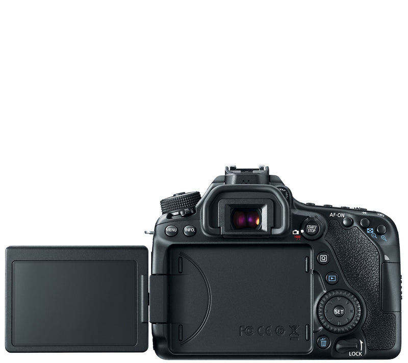 Canon EOS 80D 24MP DSLR Camera w/ 18-55mm Lens, Bag and SD Card — View 4