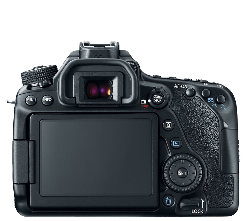 Canon EOS 80D 24MP DSLR Camera w/ 18-55mm Lens, Bag and SD Card — View 2
