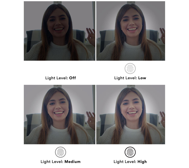 MEE Audio 1080p Autofocus Webcam with LED Ring Light — View 5