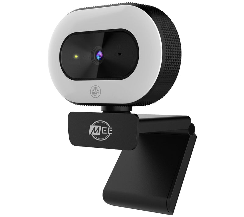 MEE Audio 1080p Autofocus Webcam with LED Ring Light — View 3