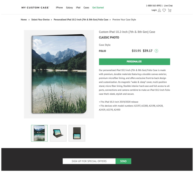 MyCustomCase iPad 10.2" Folio Case — View 4