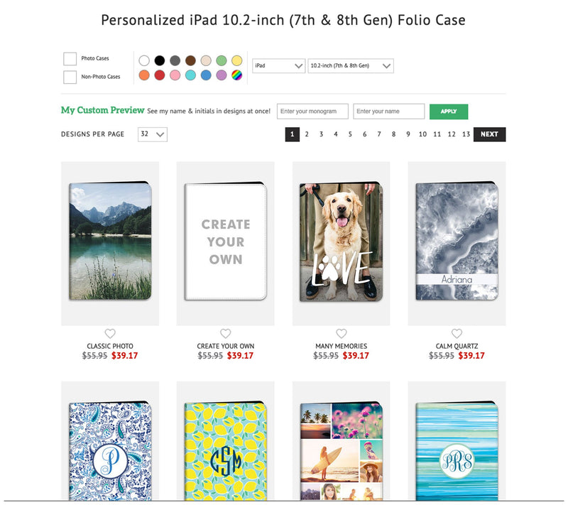 MyCustomCase iPad 10.2" Folio Case — View 3