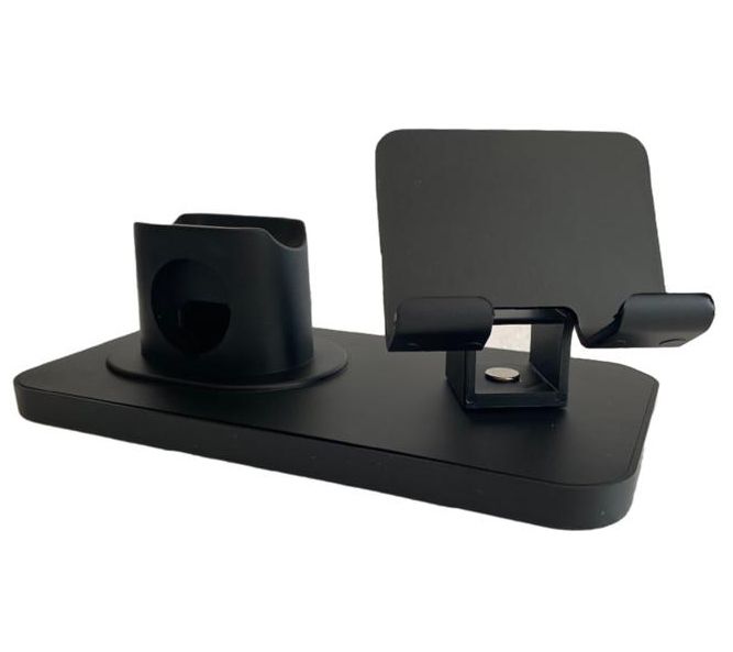 3-in-1 Desk Stand for Apple Watch Tablets, Phone & AirPods — View 3