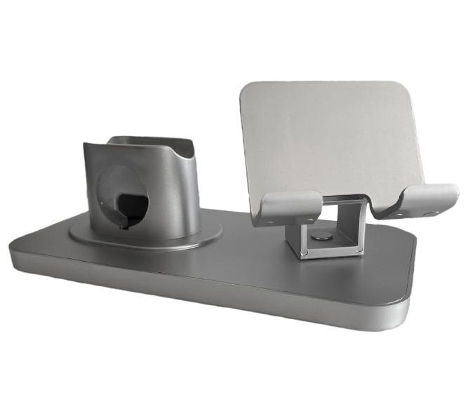3-in-1 Desk Stand for Apple Watch Tablets, Phone & AirPods — View 7