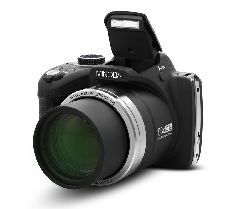 Minolta MN53Z Optical Zoom SLR Camera with 16GB SD Card — View 9