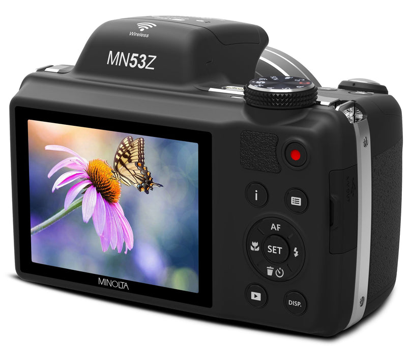 Minolta MN53Z Optical Zoom SLR Camera with 16GB SD Card — View 11
