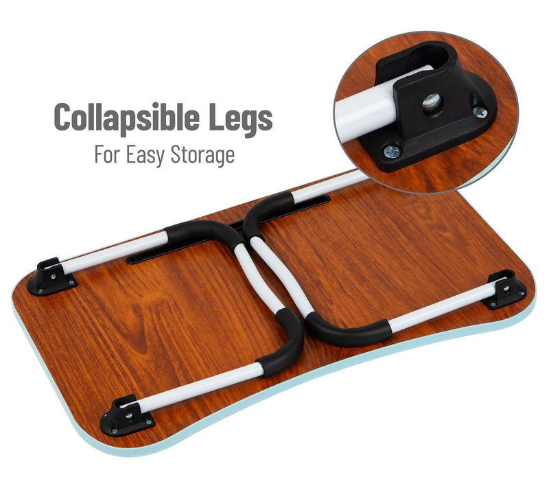 Mind Reader Foldable Lap Desk with Fold-Up Legs — View 13
