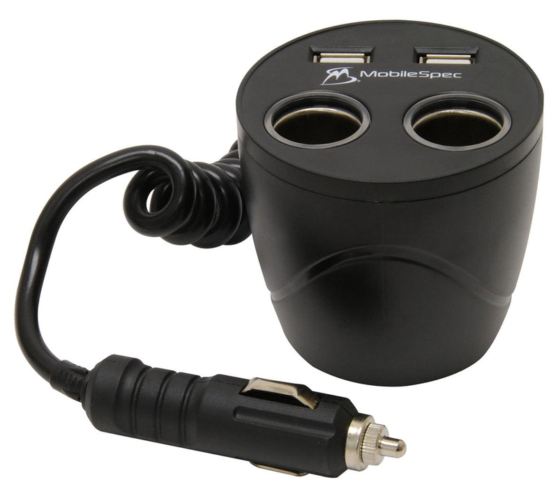 MobileSpec 12V Cup Holder Power Outlet — View 3