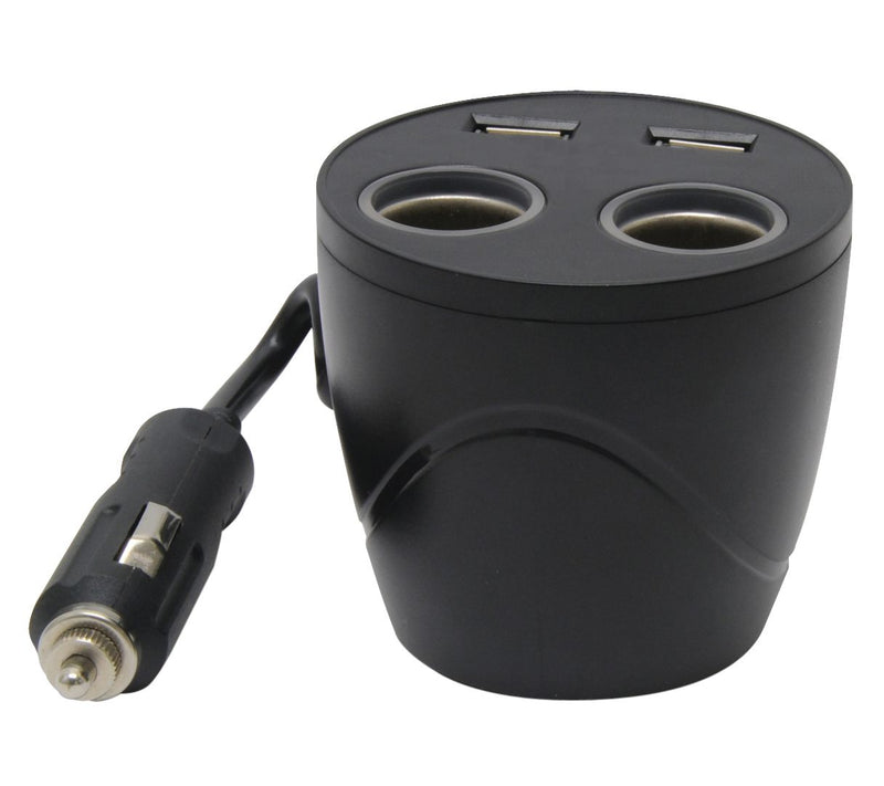 MobileSpec 12V Cup Holder Power Outlet — View 5