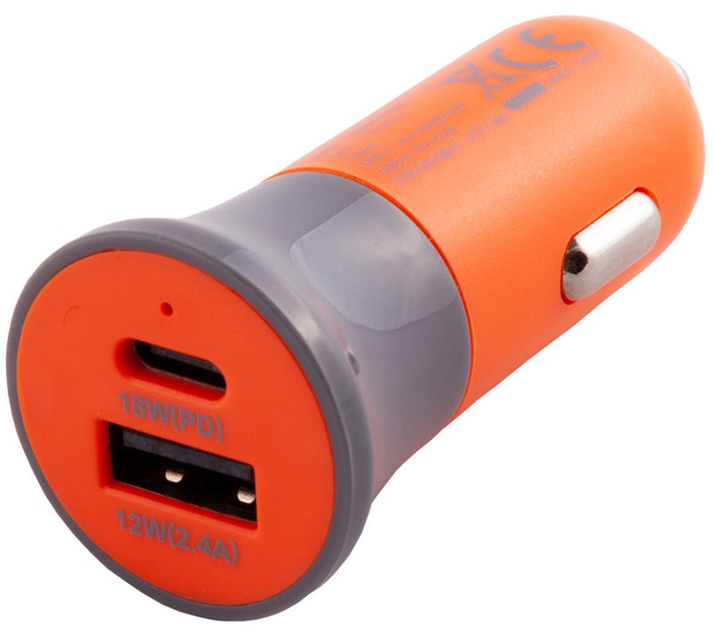 MobileSpec Hi-Vis Dual Port 30W DC Charger — Main view