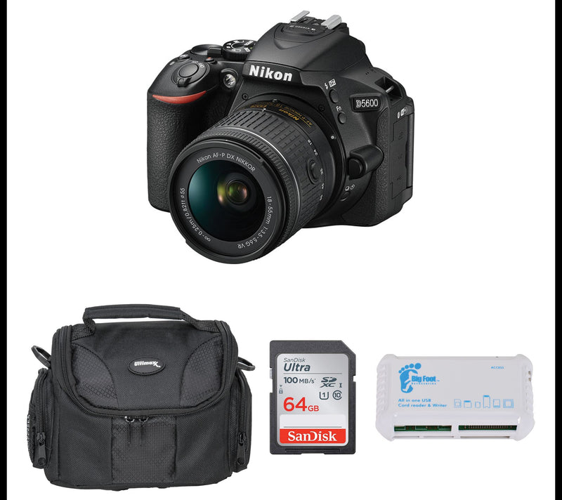 Nikon D5600 DSLR Camera with 18-55mm Lens Bundl e — View 4