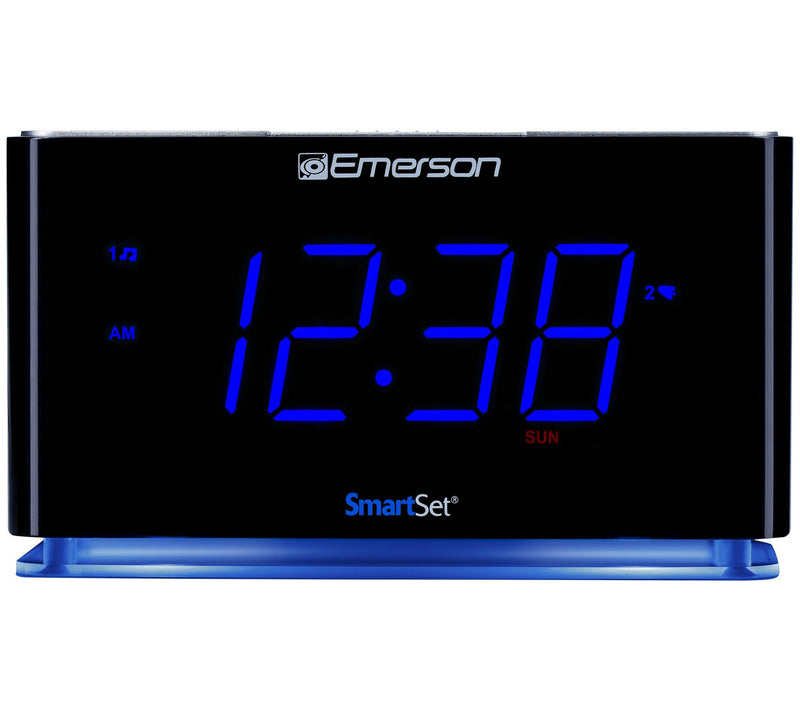 Emerson Smartset Alarm Clock Radio w/ BluetoothSpeaker — View 3