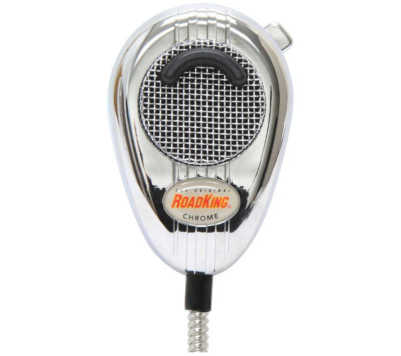RoadKing 4-Pin Noise-Cancelling CB Chrome Mic — View 6