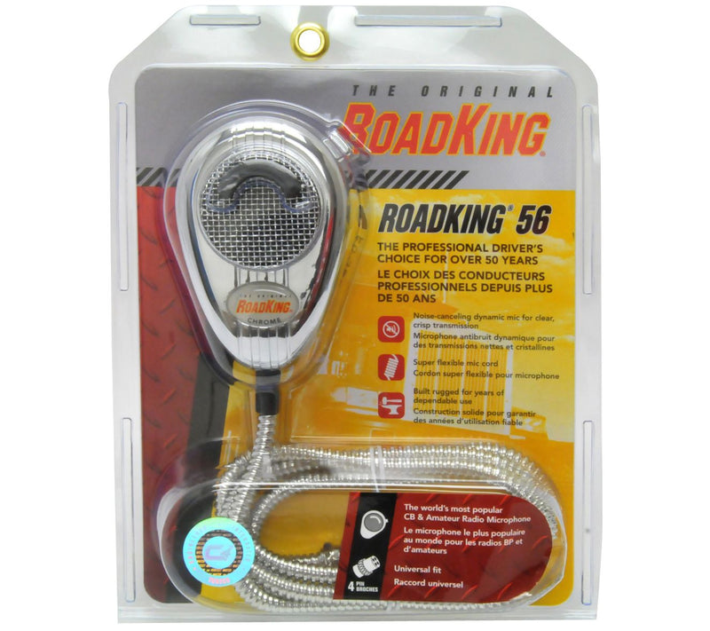 RoadKing 4-Pin Noise-Cancelling CB Chrome Mic — View 7