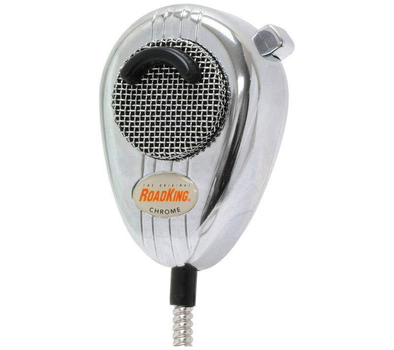 RoadKing 4-Pin Noise-Cancelling CB Chrome Mic — Main view