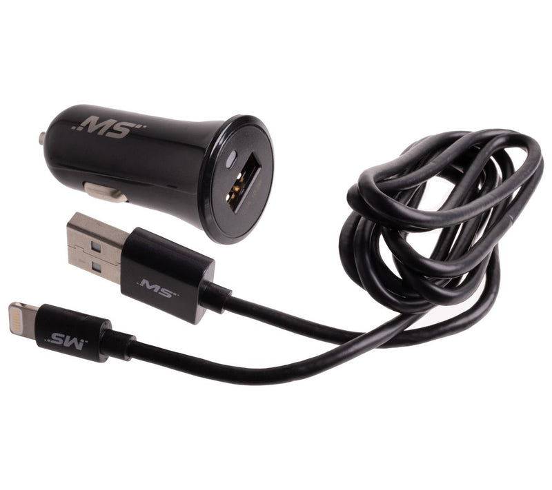 MobileSpec 4ft Lightning & 2.1 Amp DC Charger — View 4