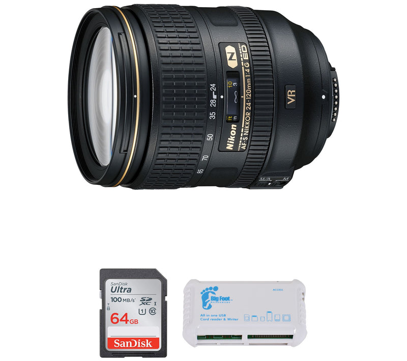 Nikon NIKKOR 24-120mm f/4G ED VR Lens Bundle — View 3