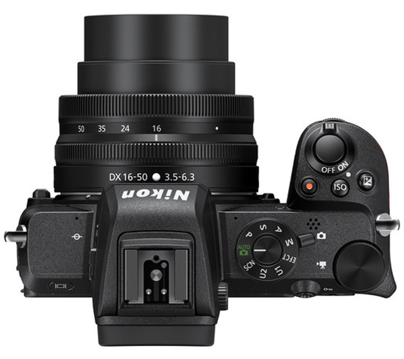 Nikon Z50 Mirrorless Digital Camera with 2 Lens Bundle — View 5