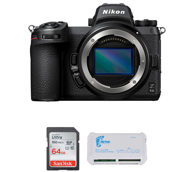 Nikon Z6ii Mirrorless Body Only Digital Camera Bundle — View 3