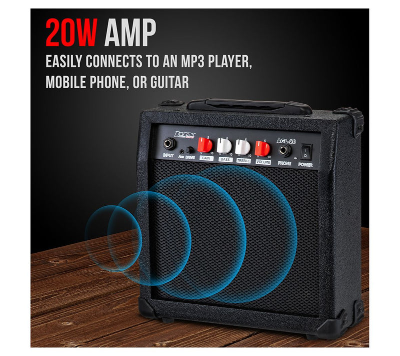 LyxPro 20 Watt Electric Guitar Amplifier — View 18