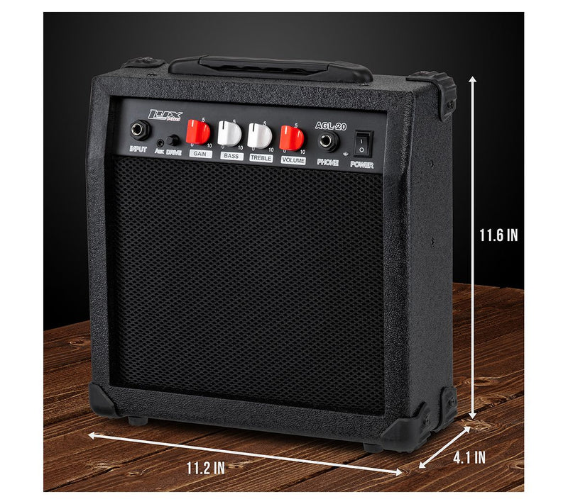 LyxPro 20 Watt Electric Guitar Amplifier — View 17
