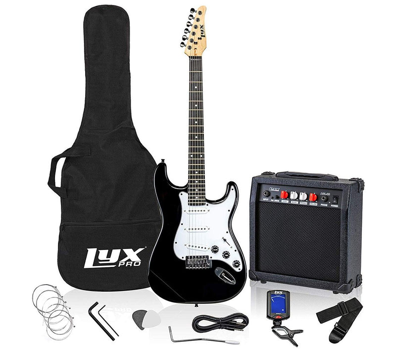 LyxPro 39" Electric Stratocaster Guitar & Starter Kit — View 3