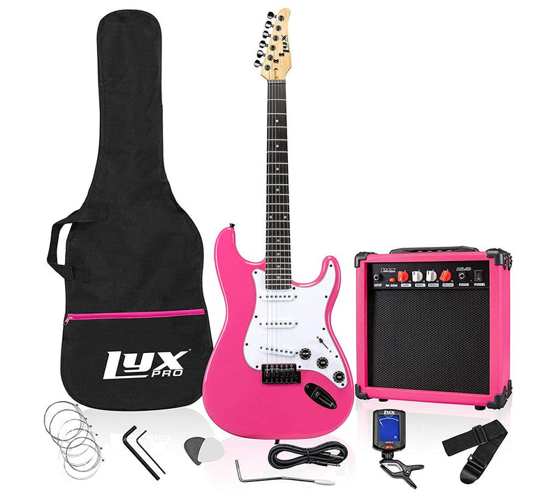 LyxPro 39" Electric Stratocaster Guitar & Starter Kit — View 12