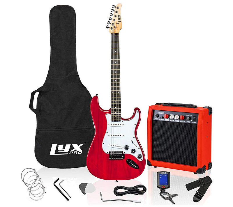 LyxPro 39" Electric Stratocaster Guitar & Starter Kit — View 10