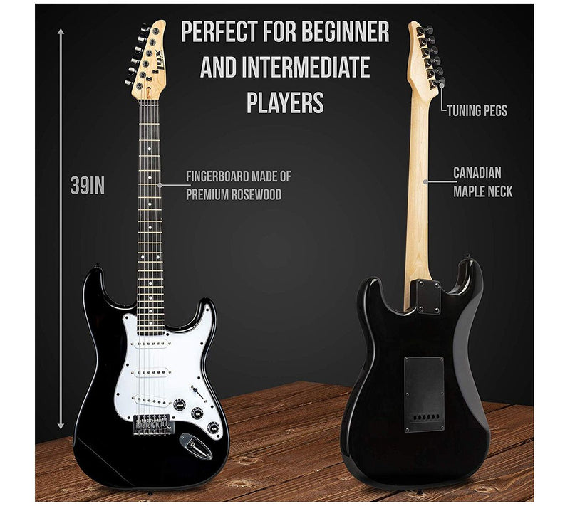 LyxPro 39" Electric Stratocaster Guitar & Starter Kit — View 17