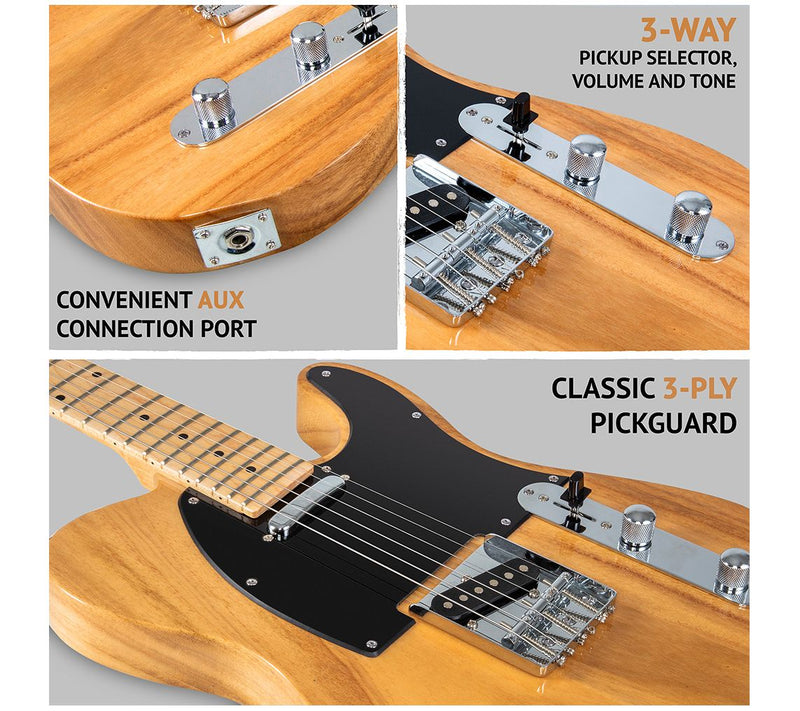 LyxPro 39" Electric Telecaster Guitar — View 10