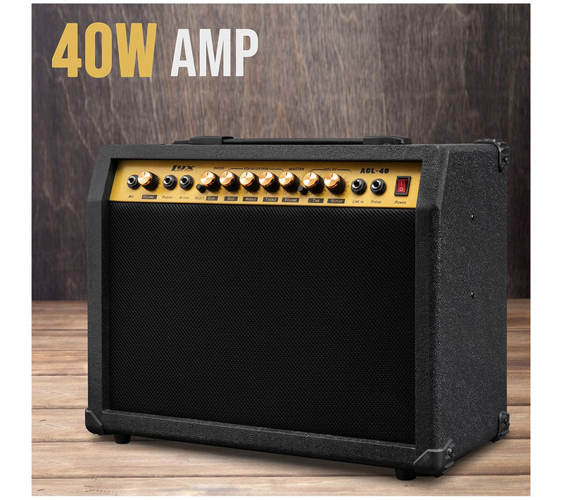 LyxPro 40 Watt Electric Guitar Amplifier — View 12