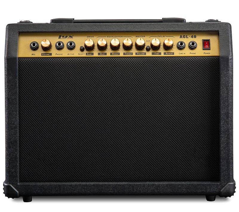 LyxPro 40 Watt Electric Guitar Amplifier — View 3