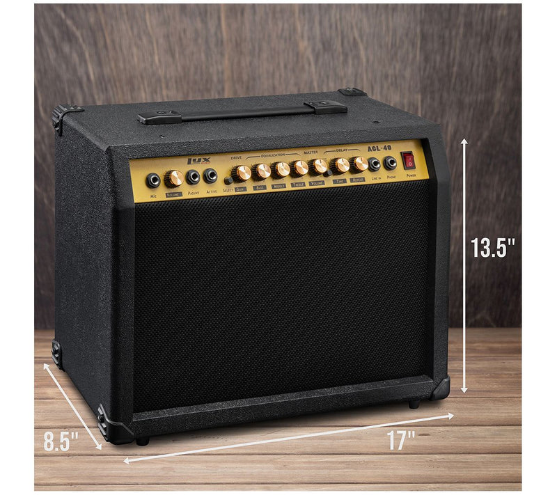 LyxPro 40 Watt Electric Guitar Amplifier — View 15