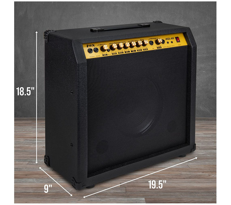 LyxPro 60 Watt Electric Guitar Amplifier — View 16